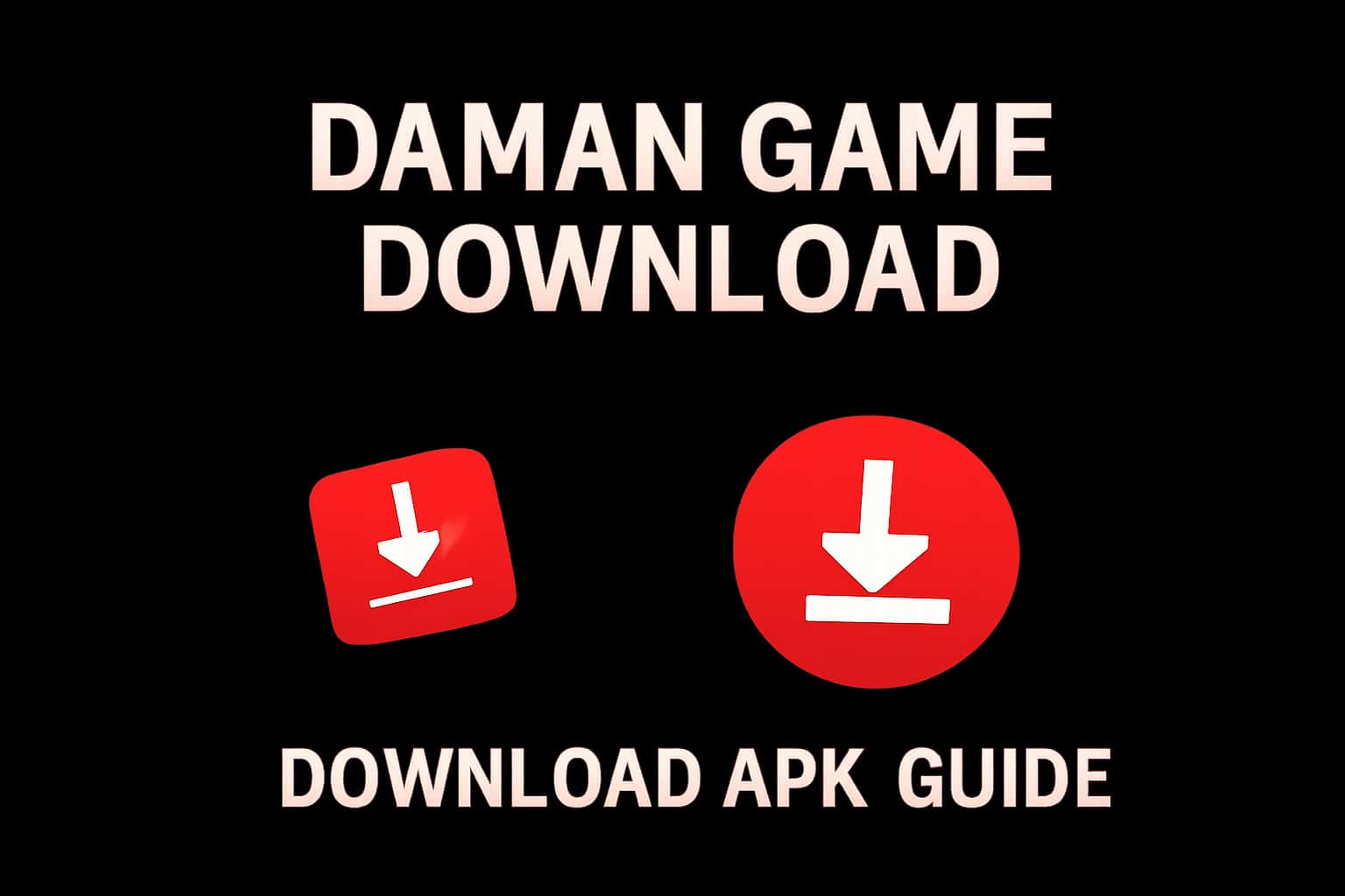 An informational scene showcasing the Daman Game Download APK Guide.