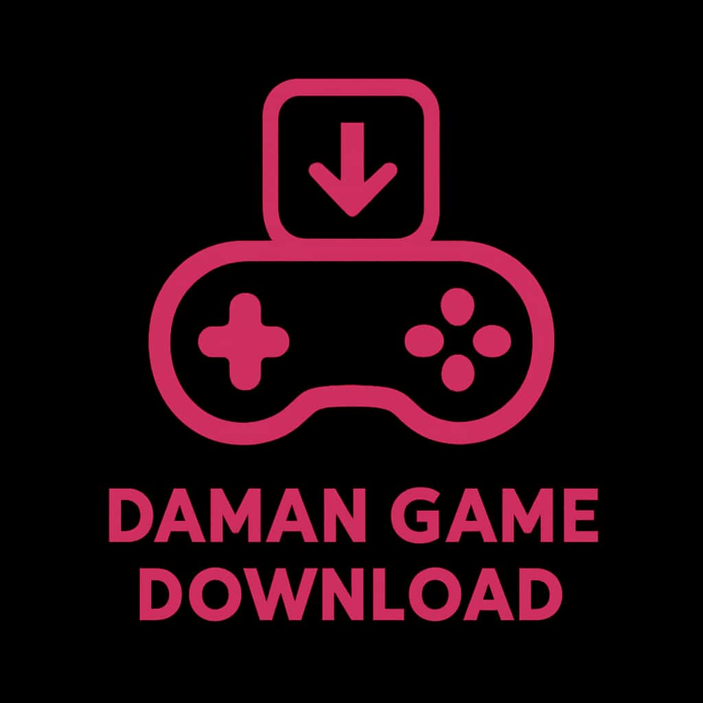 Icon depicting Daman Game Download concept.