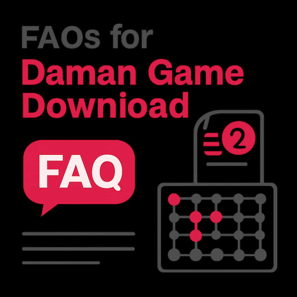 An educational illustration for FAQs on Daman Game Download.