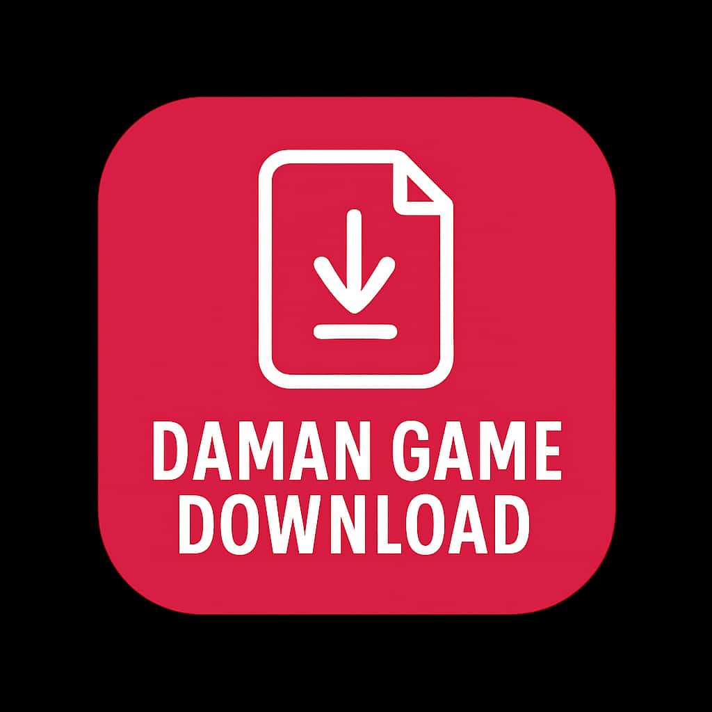 Minimalist icon for Daman Game Download installation guide.