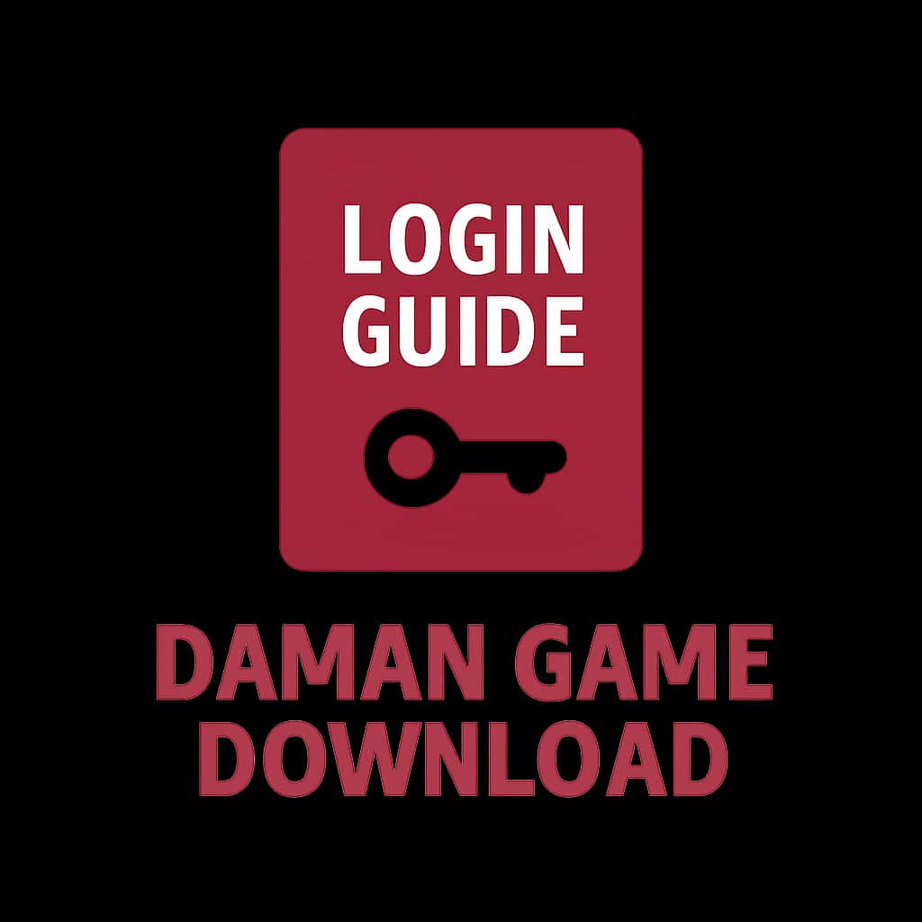 An icon showcasing the Daman Game Download Login Guide for user assistance.