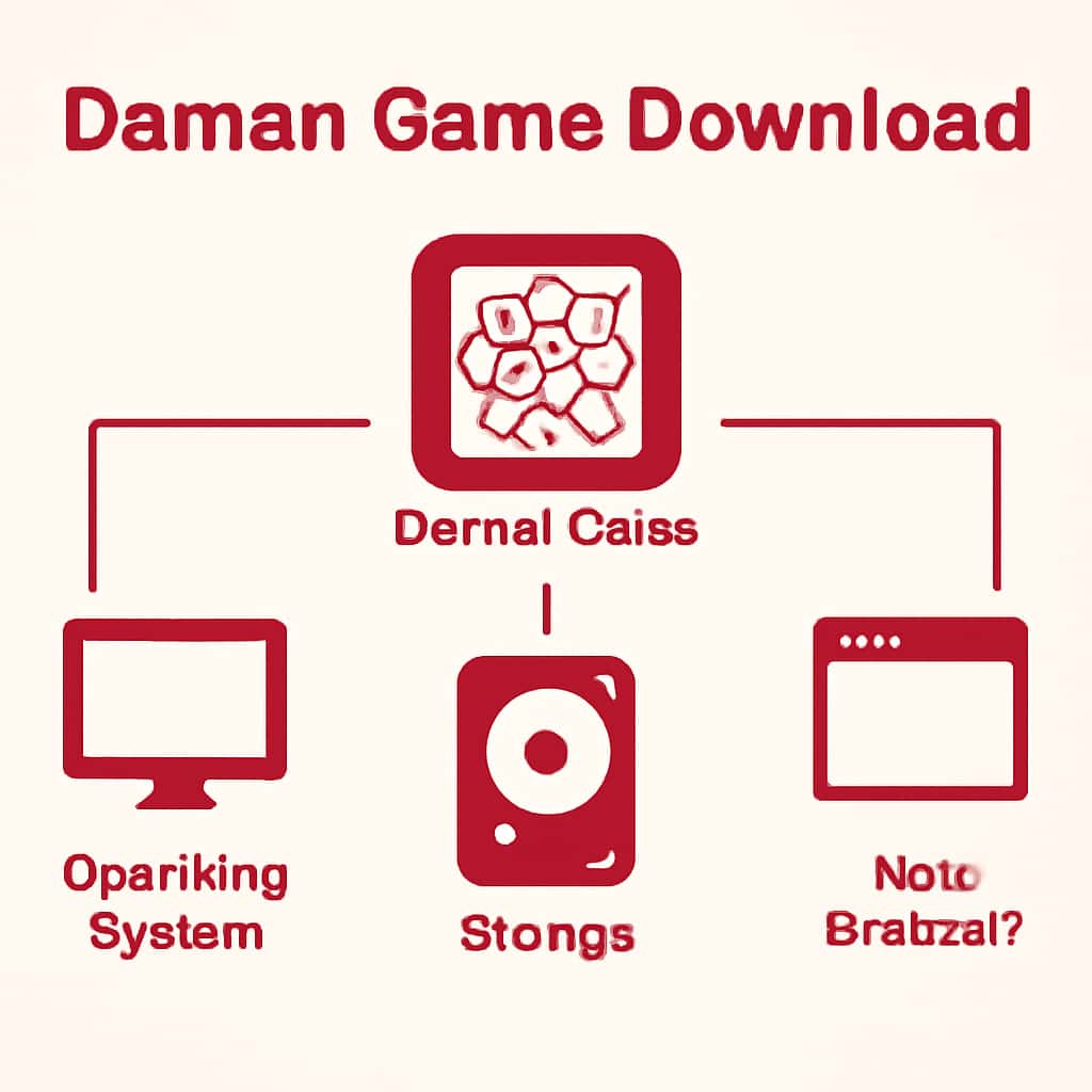Diagram of software requirements for Daman Game Download.