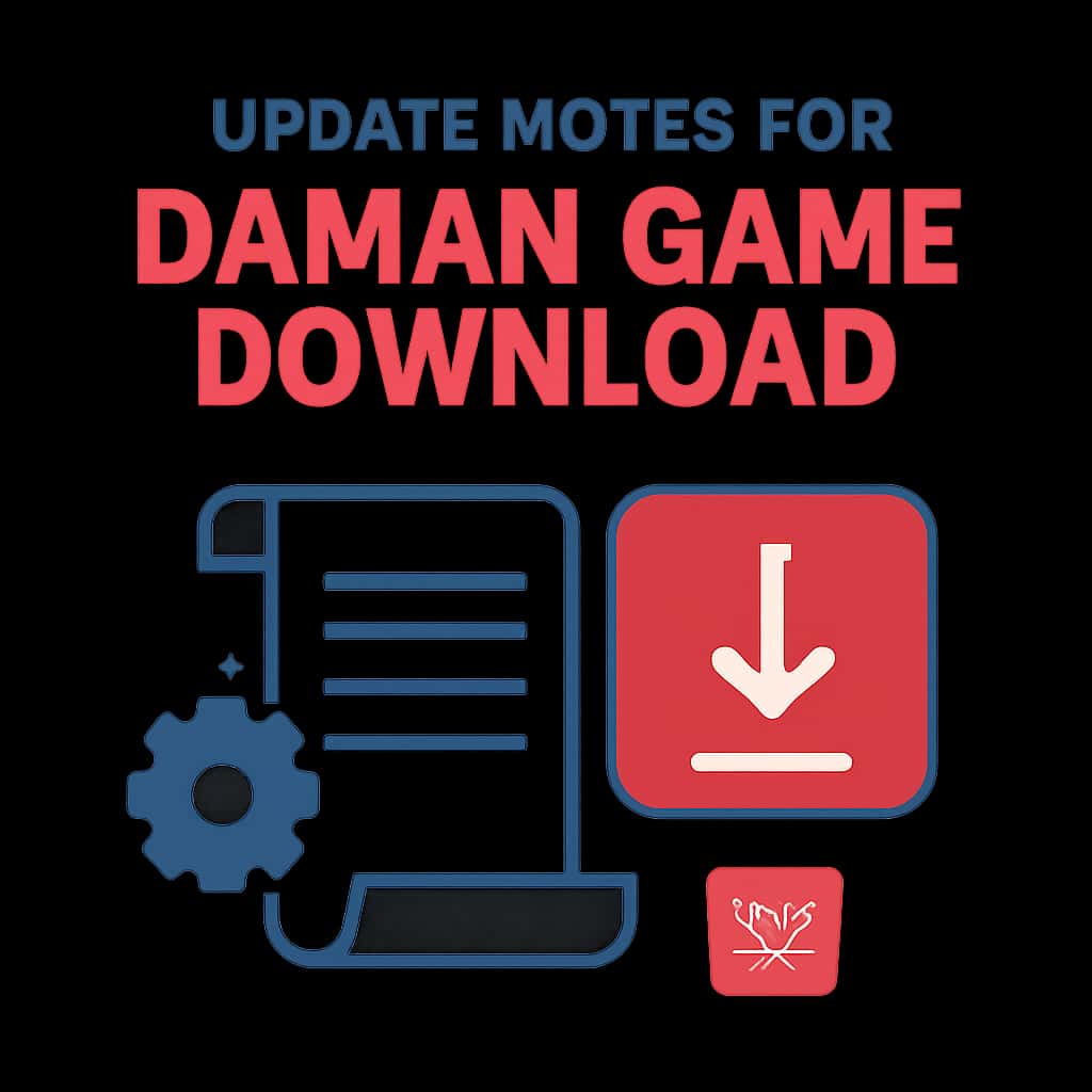 Diagram explaining update notes for Daman Game Download.