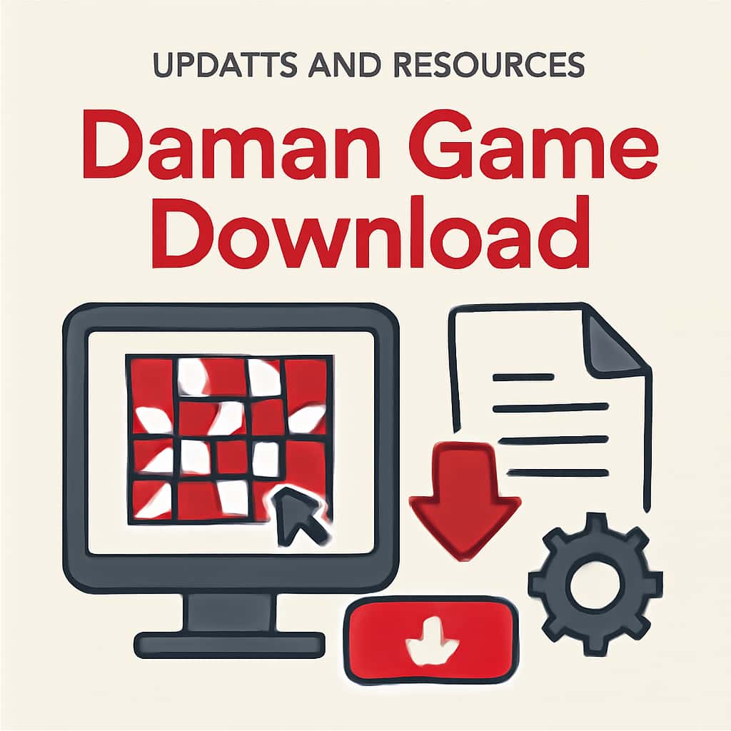 Illustration explaining updates and resources for Daman Game Download