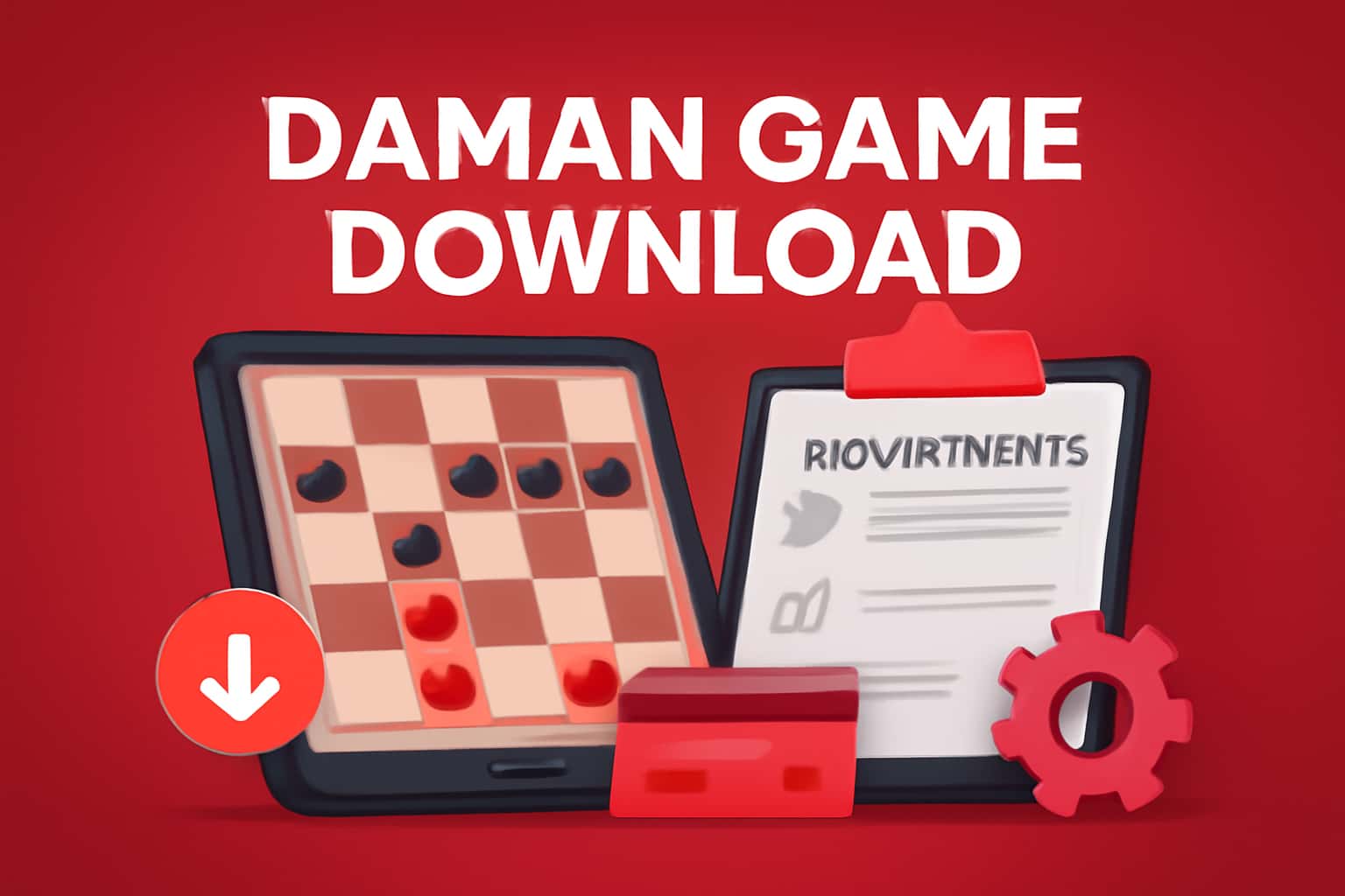 An informative visual representation of the requirements for downloading Daman Game.