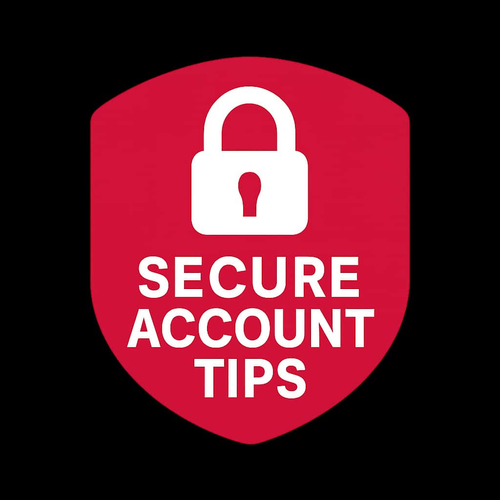 A professional icon illustrating Secure Daman Game Download Account tips.